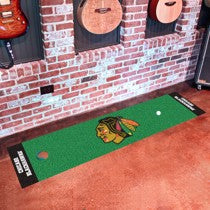 Chicago Blackhawks Green Putting Mat by Fanmats