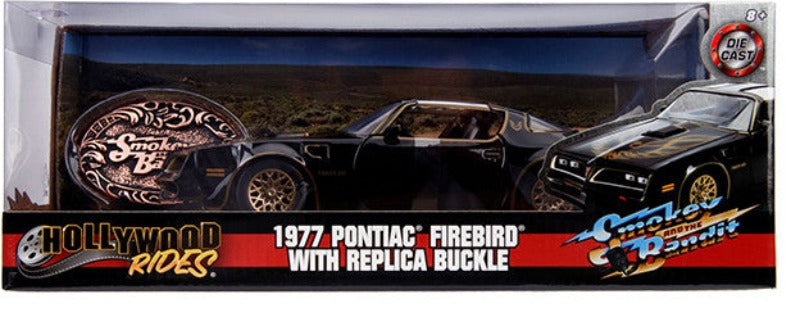 1977 Pontiac Firebird Trans Am Black with Replica Buckle 