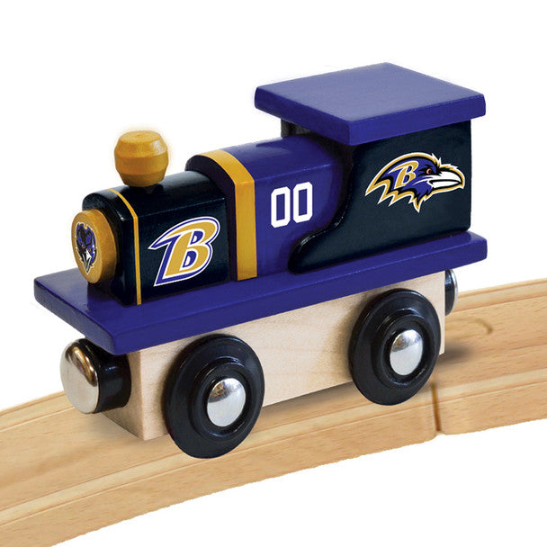 Baltimore Ravens Wooden Toy Train Engine by Masterpieces