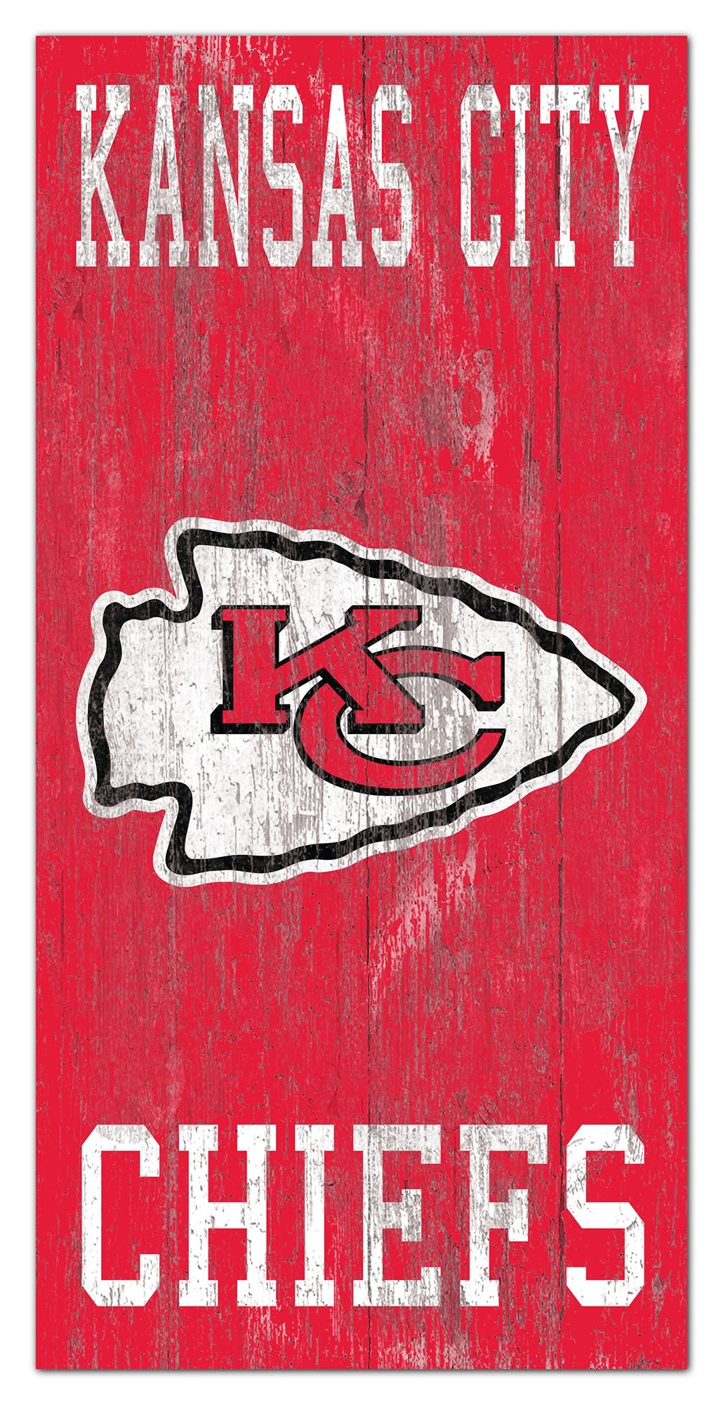 Kansas City Chiefs Heritage Logo w/ Team Name 6