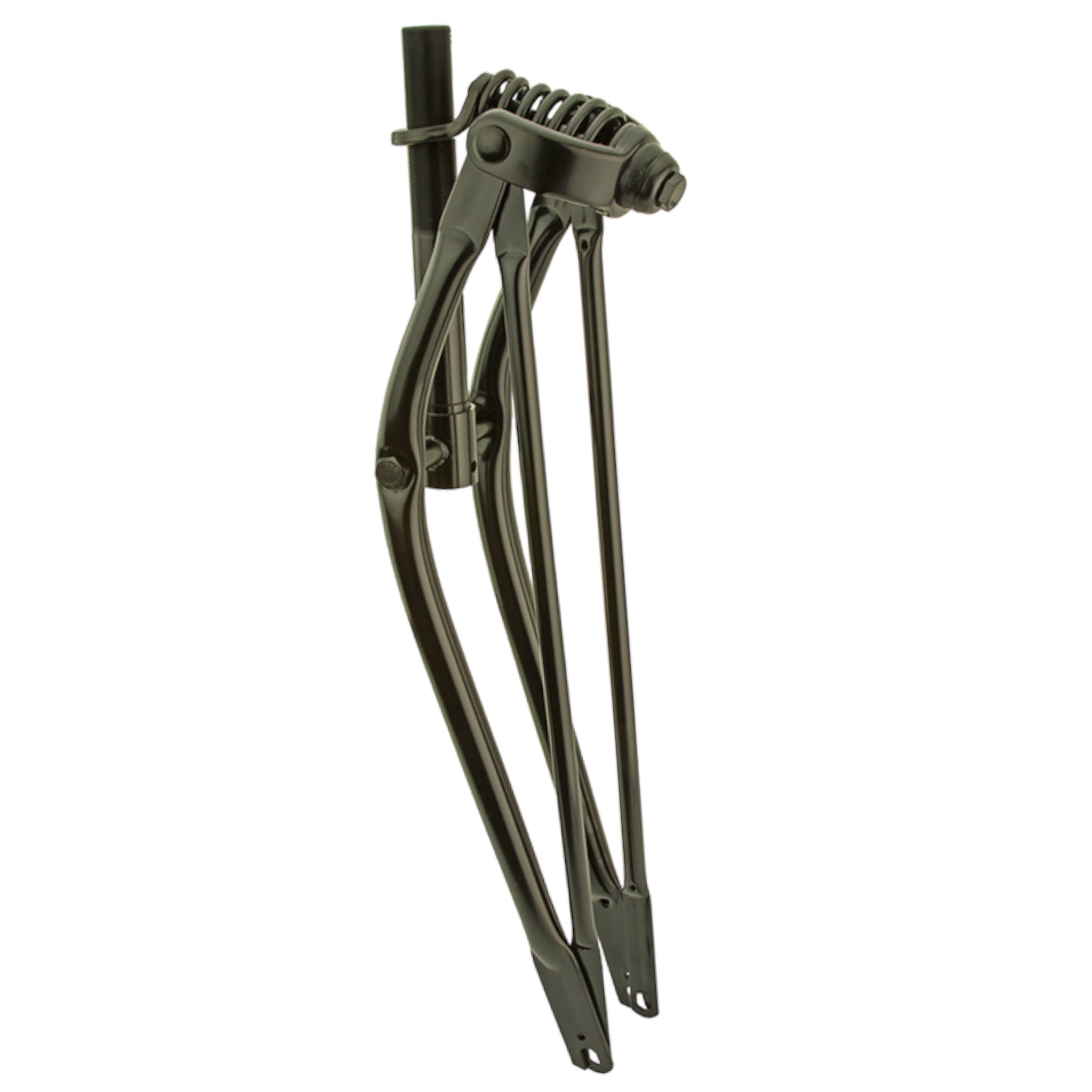  Lowrider 24" Classic Spring Fork 1" Chrome Black 