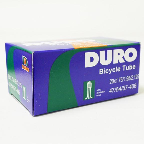  Duro Bicycle Tube 20" x 1.75"/2.125" (33mm) Standard American/Valve 