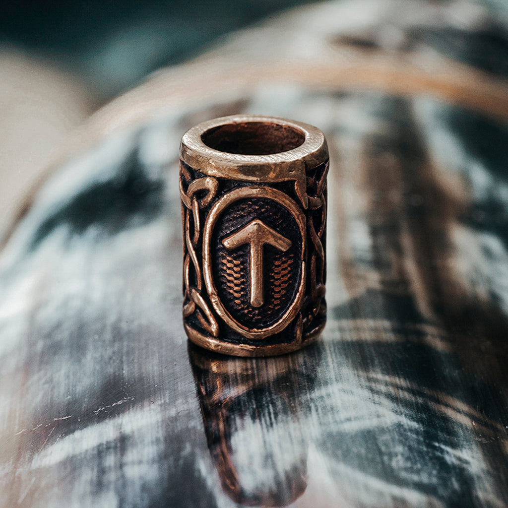 Tyr Beard Ring, Bronze