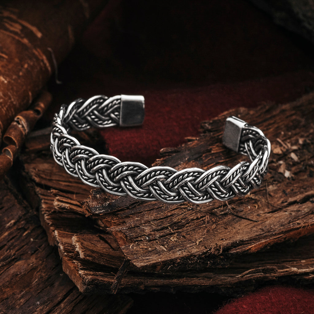 Knotwork Bracelet, Silver