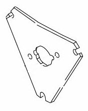 Motor Mounting Plate, DBW-2010