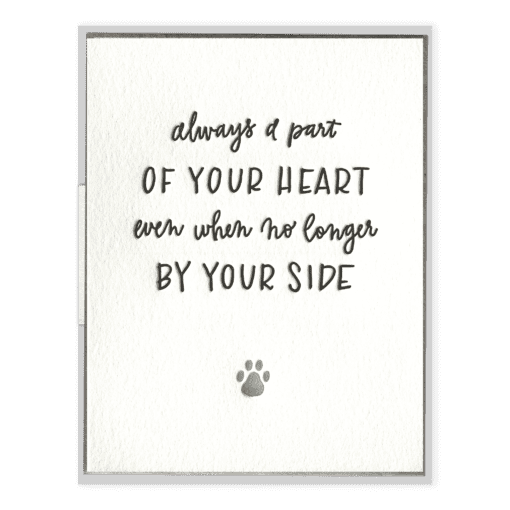 Pet Sympathy Card