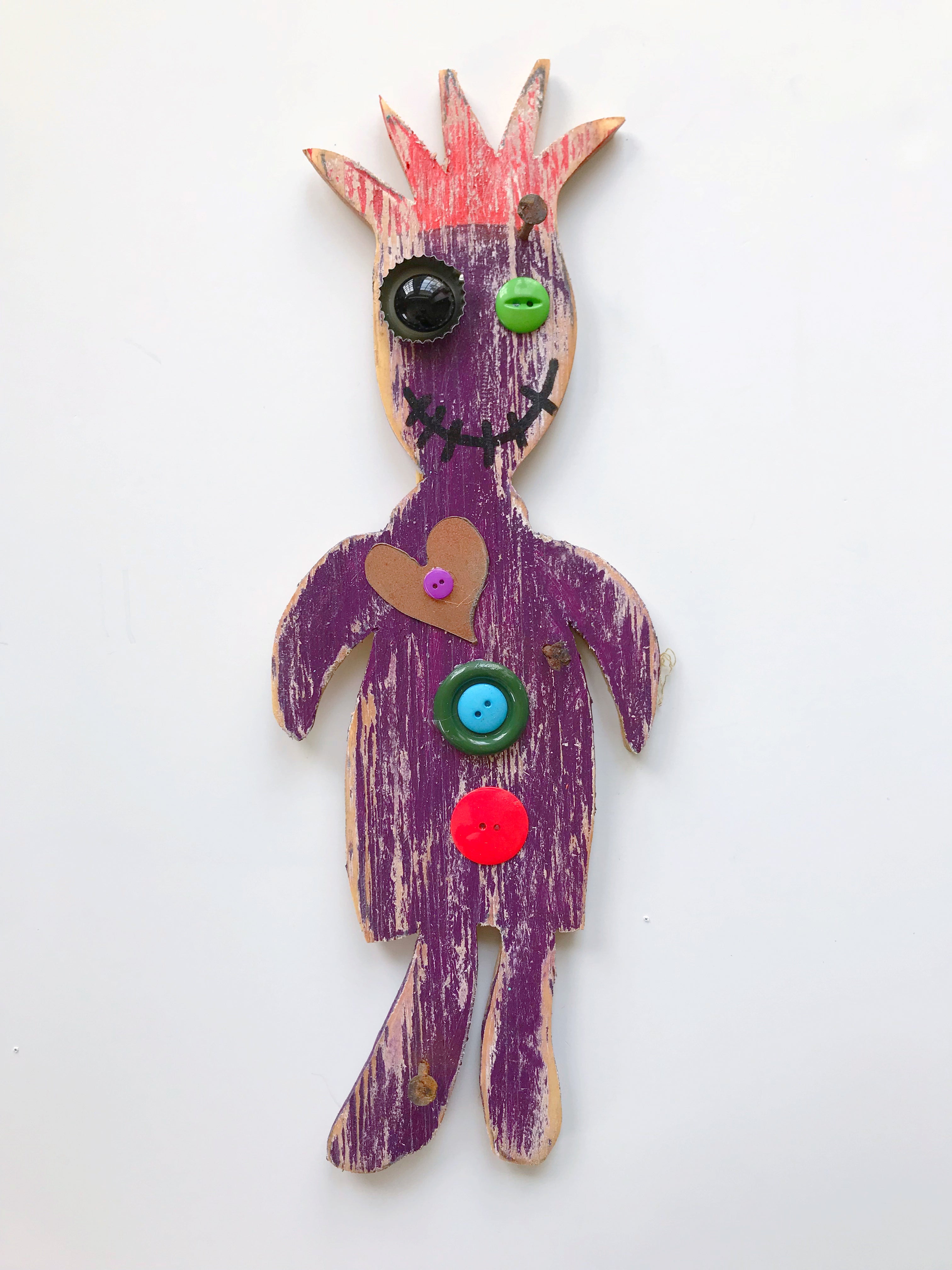 Wood VooDoo Doll