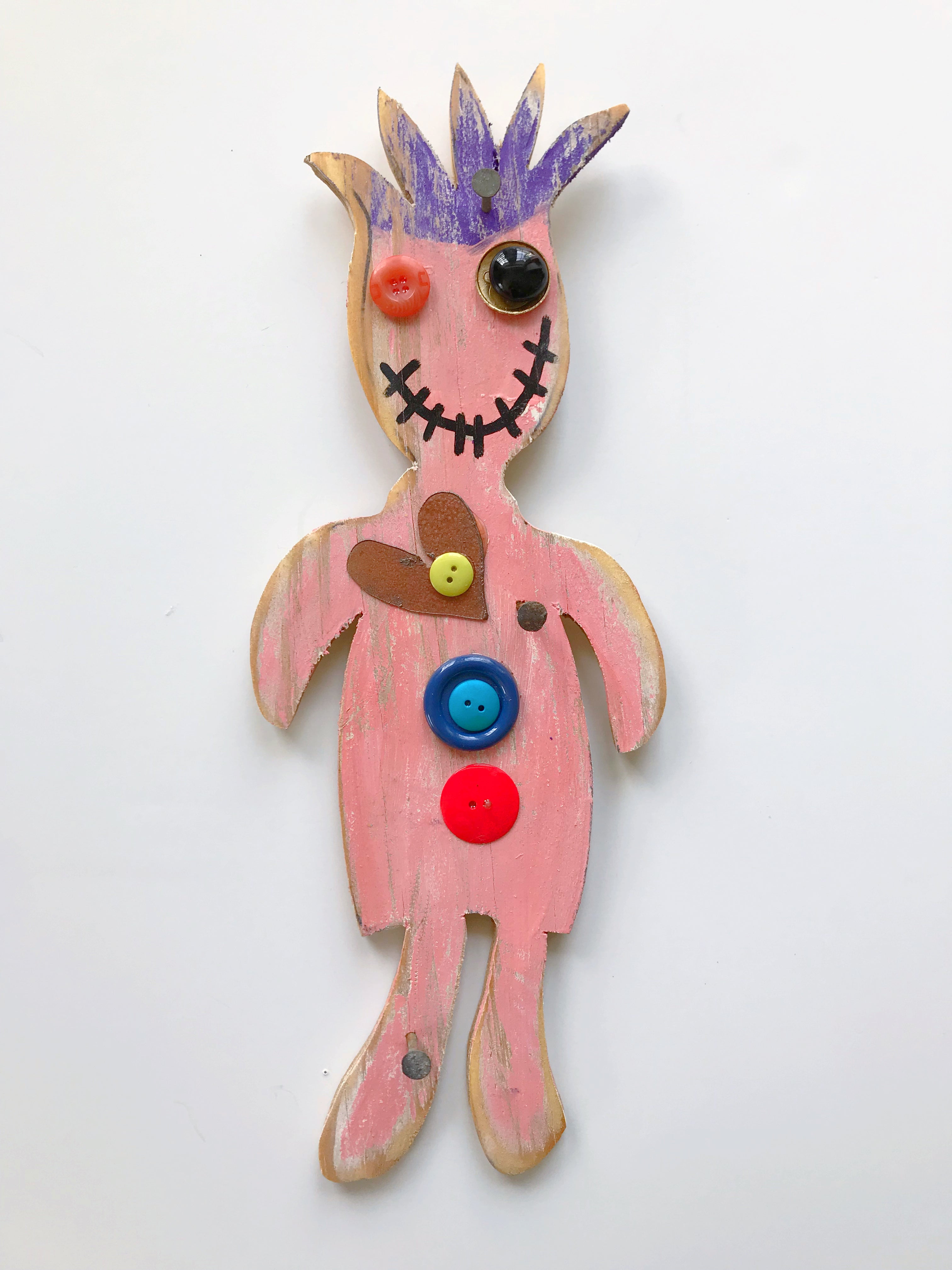 Wood VooDoo Doll