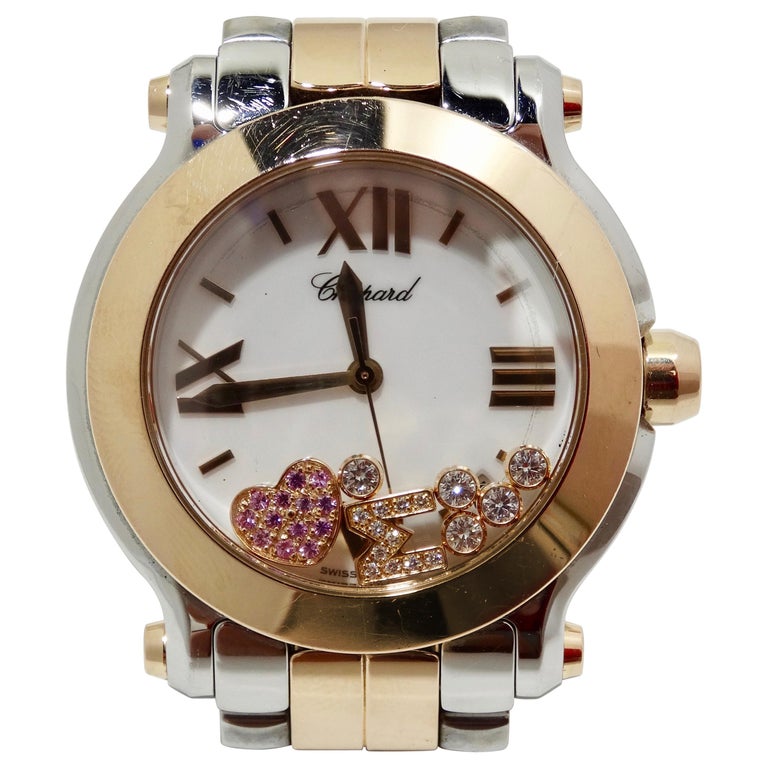 Chopard Happy Diamond Sport 18kt Rose Gold Watch