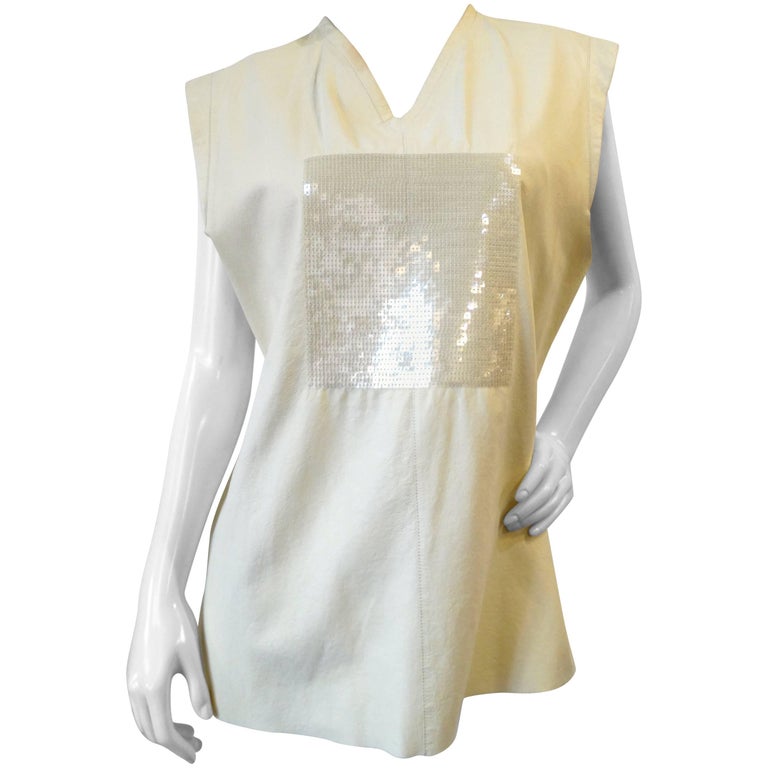 1980s Gianni Versace Calfskin Sequin Vest