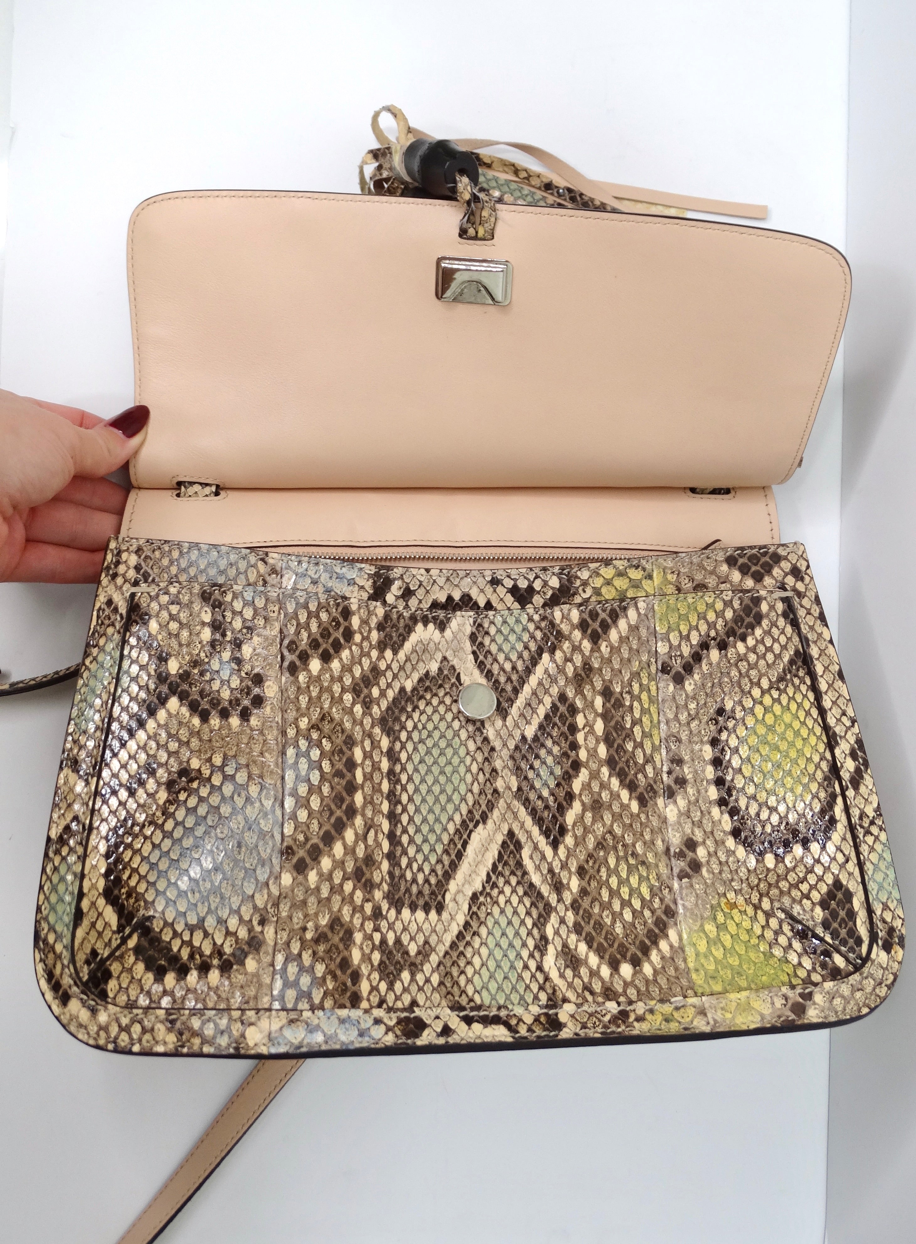 Gucci Python Tassel Crossbody Bag