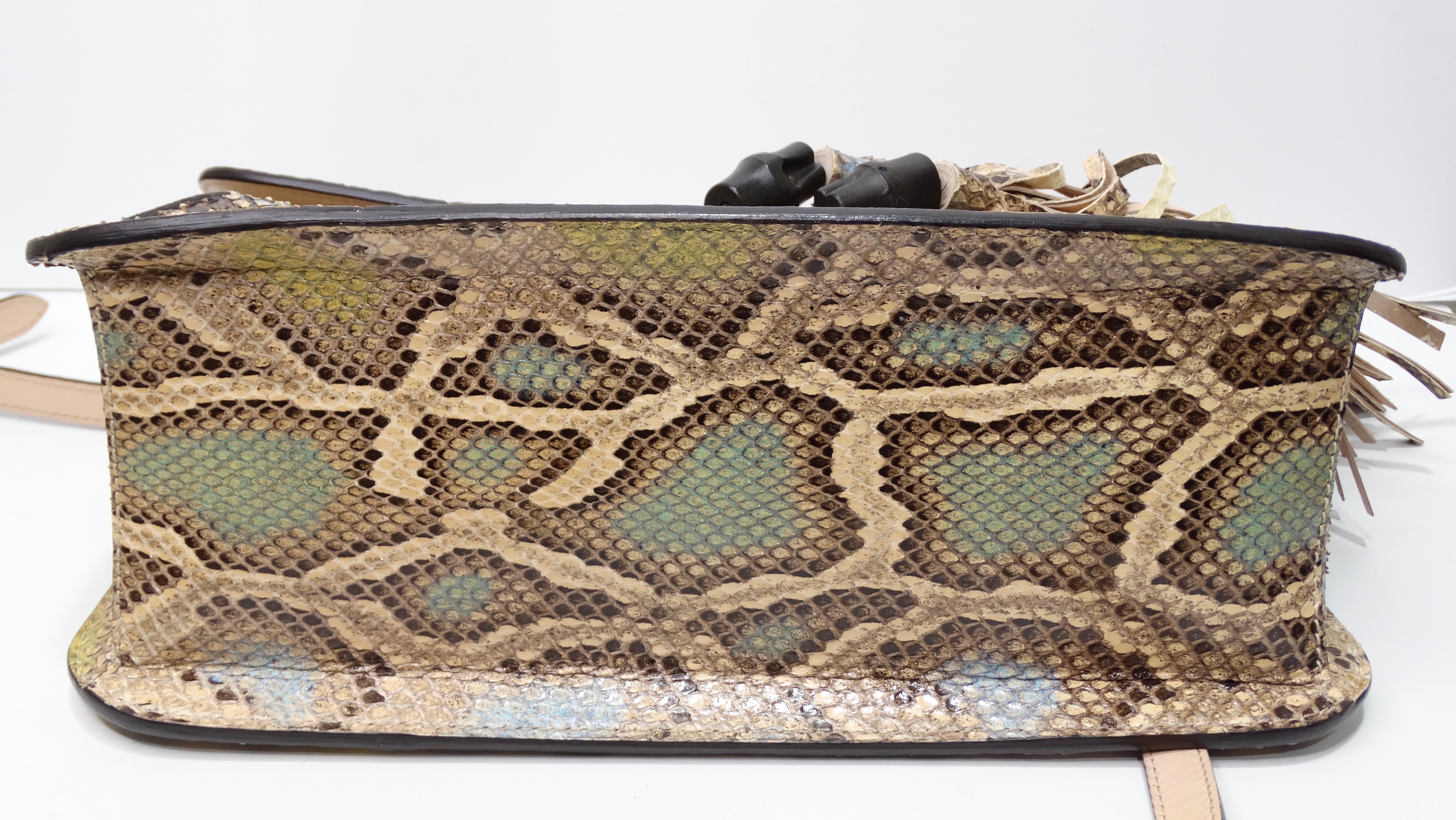 Gucci Python Tassel Crossbody Bag