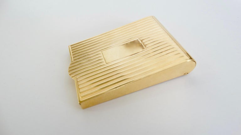 Cartier 14kt Gold Match Book Holder