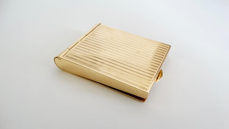 Cartier 14kt Gold Match Book Holder