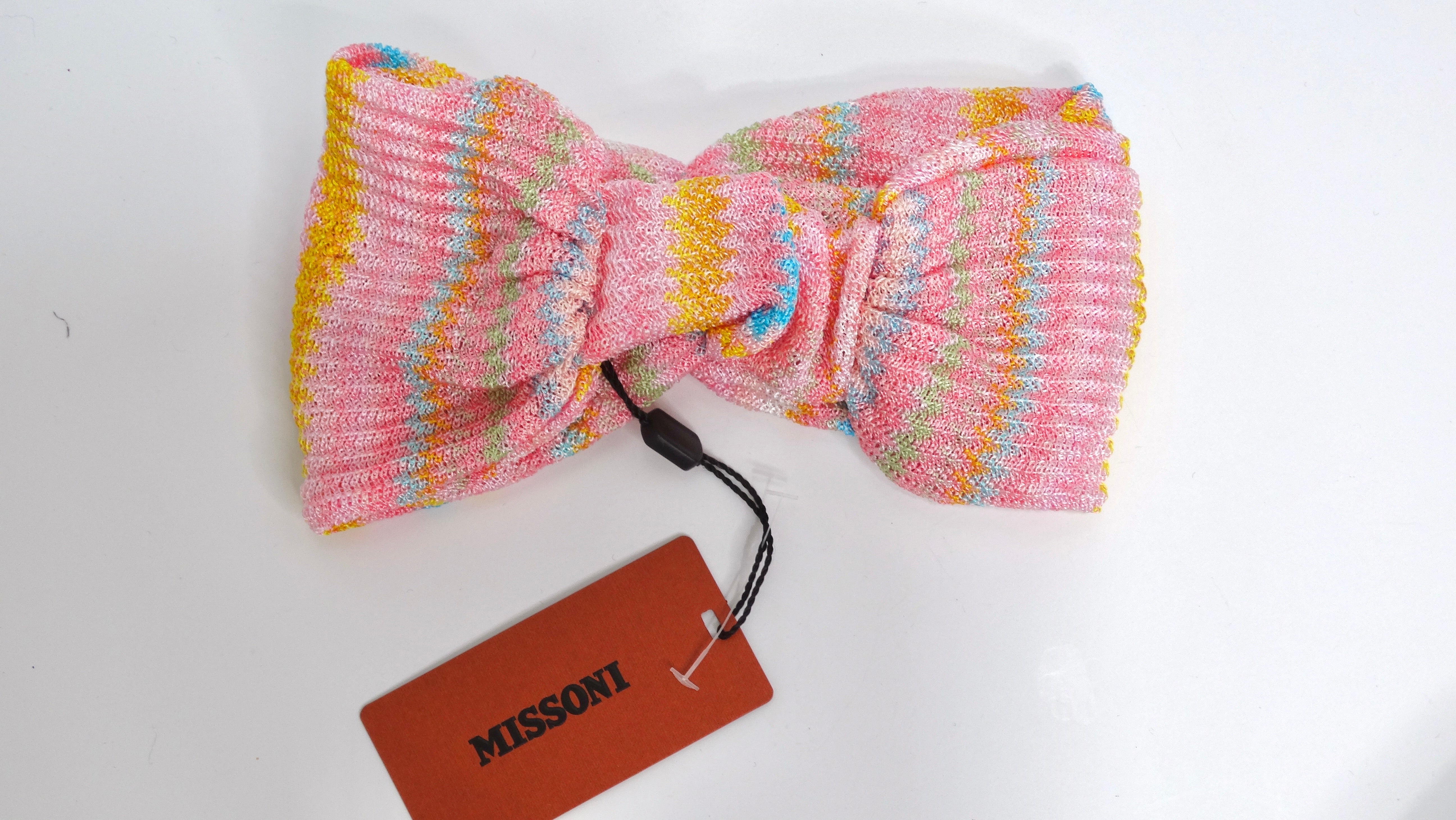 Missoni Multi-Color Knit Knotted Headband