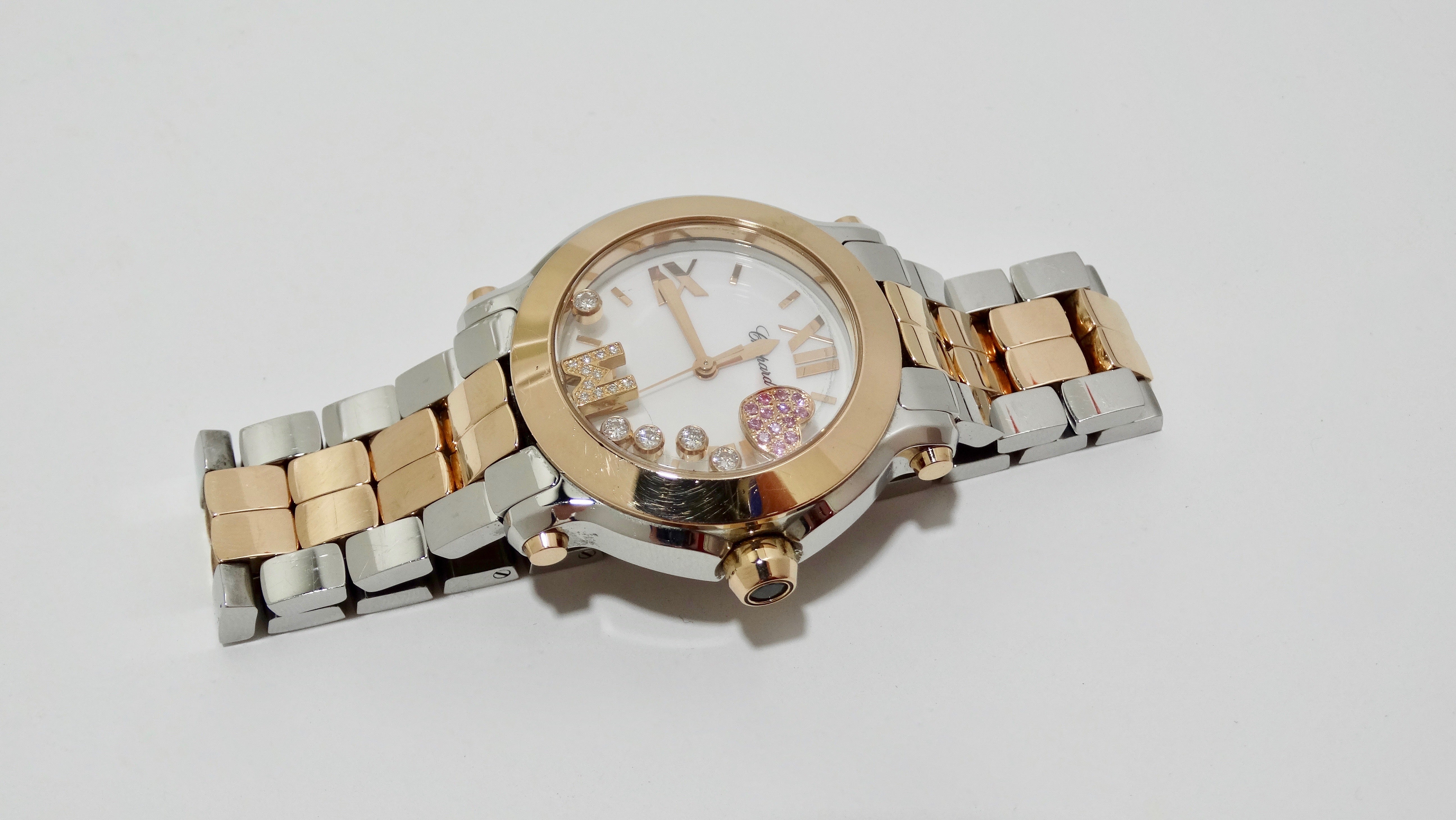 Chopard Happy Diamond Sport 18kt Rose Gold Watch