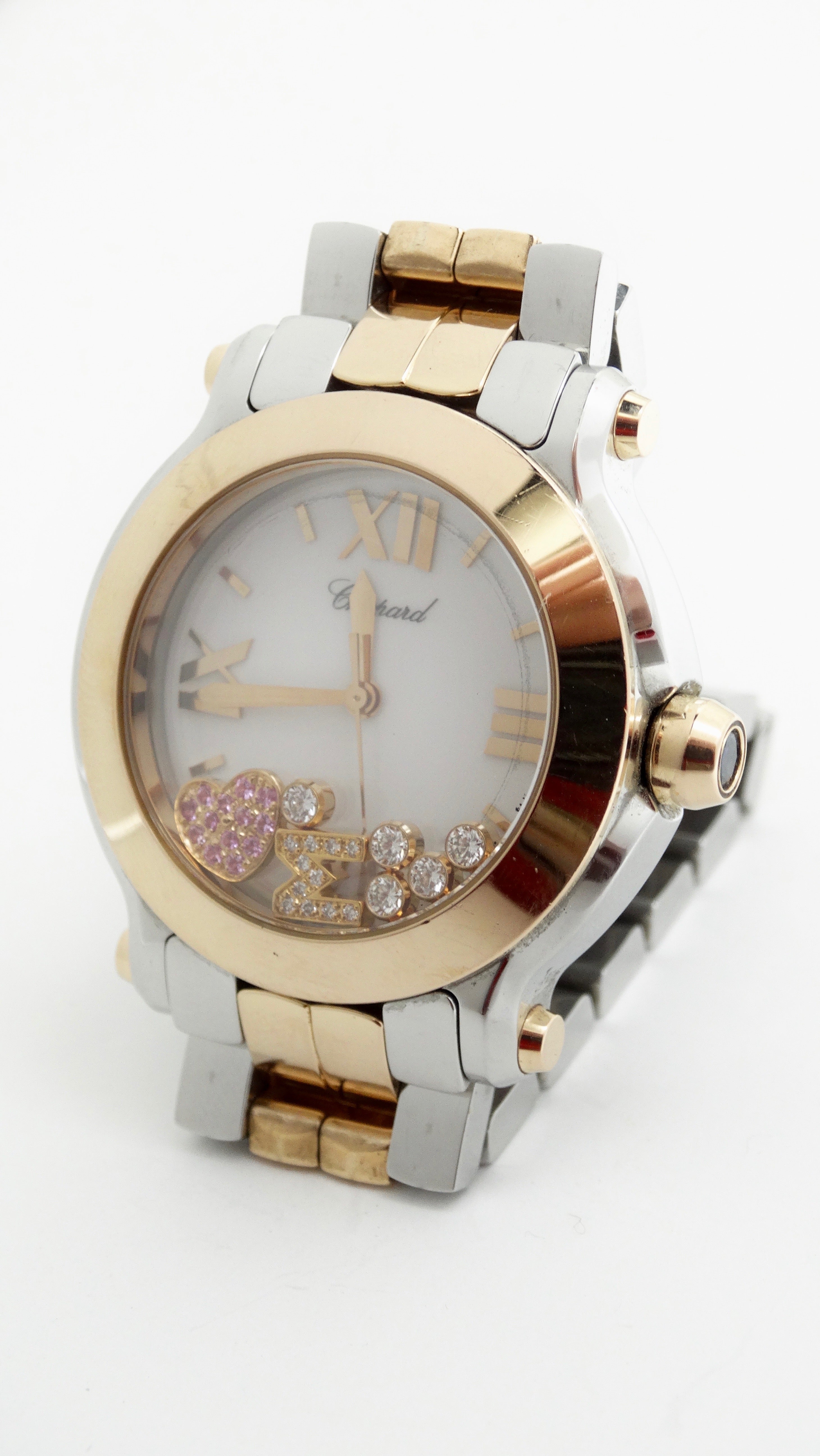 Chopard Happy Diamond Sport 18kt Rose Gold Watch