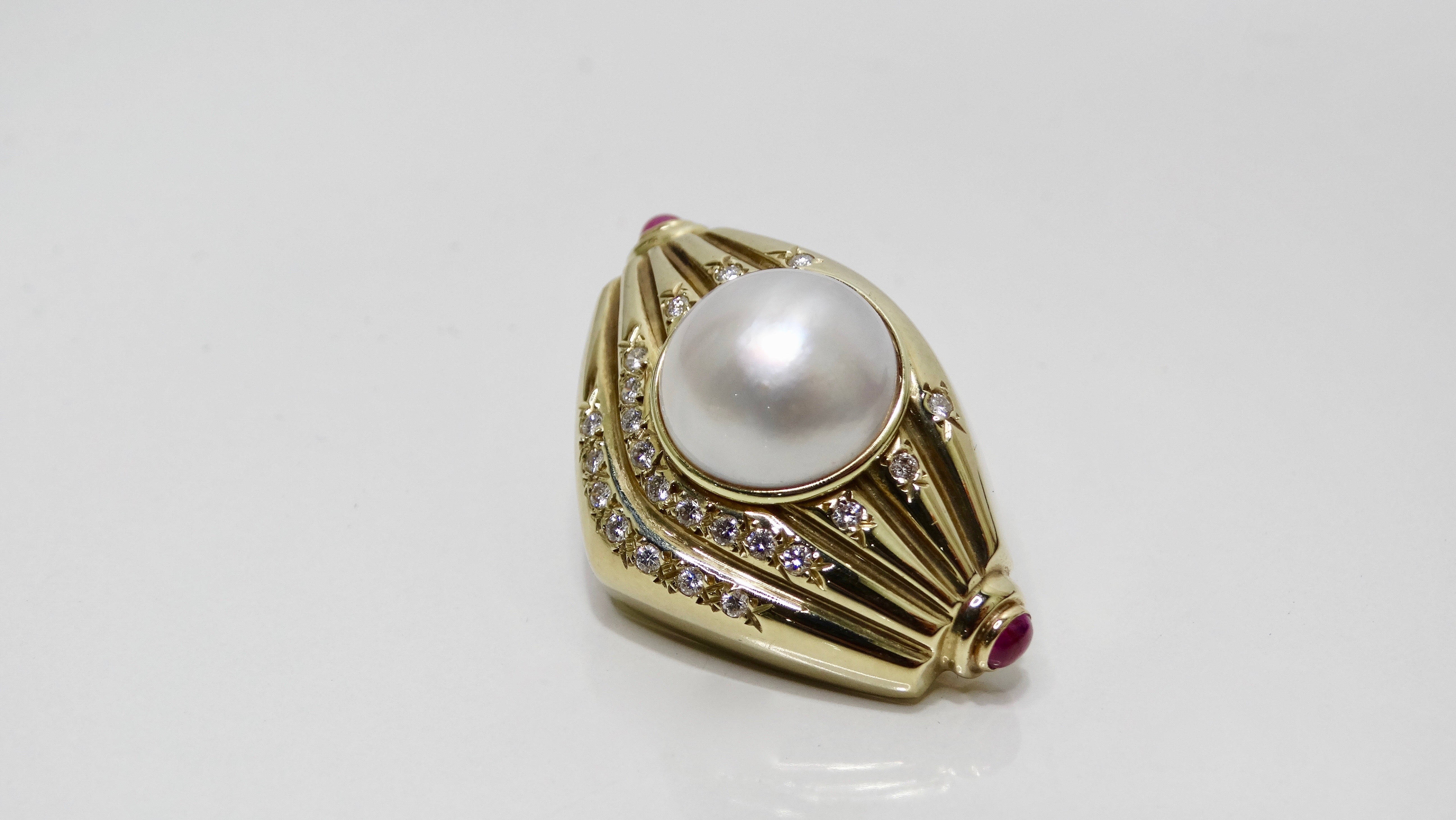 Pearl & Diamond French Clip Earrings