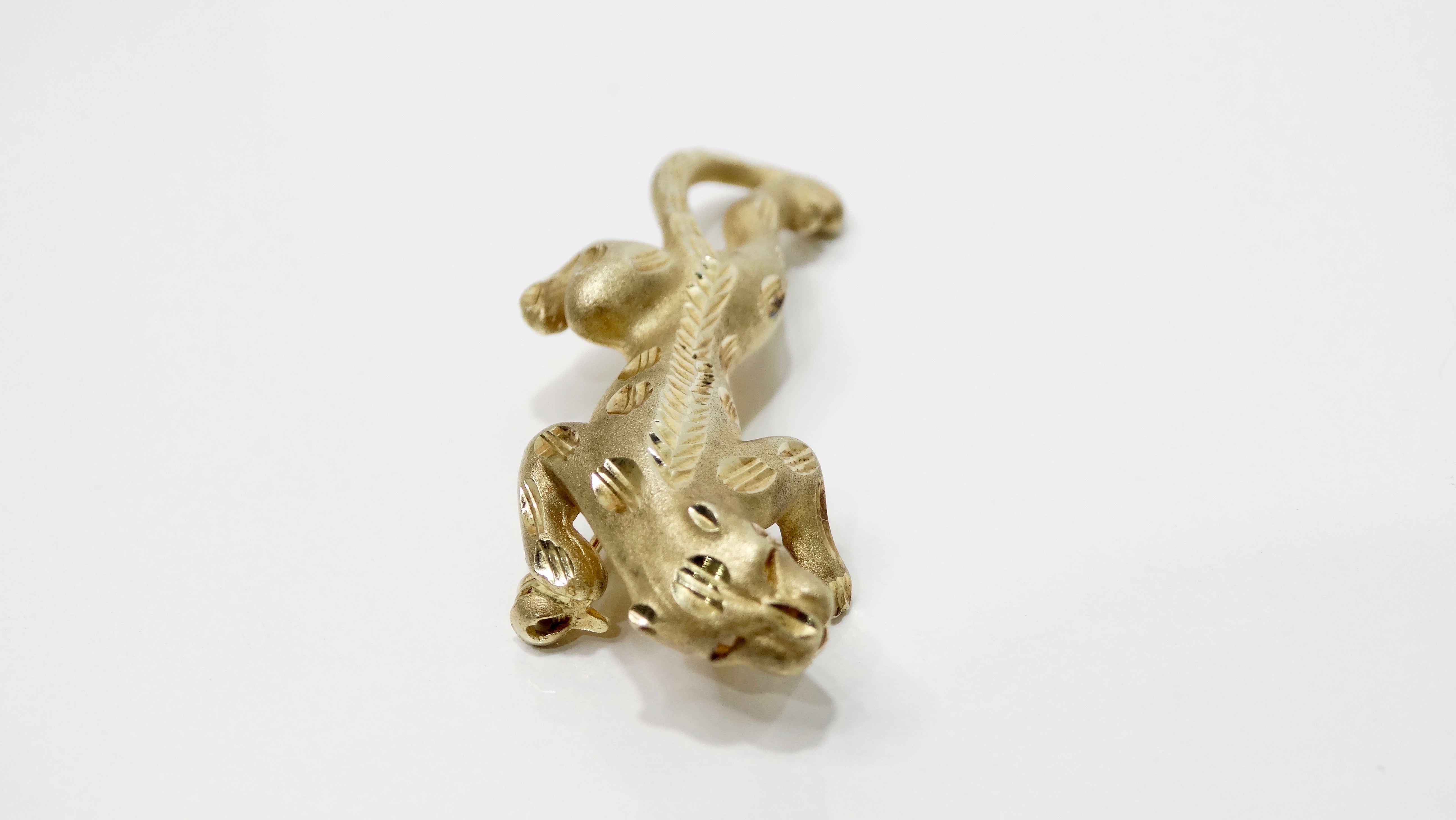 Yellow Gold Panther Brooch