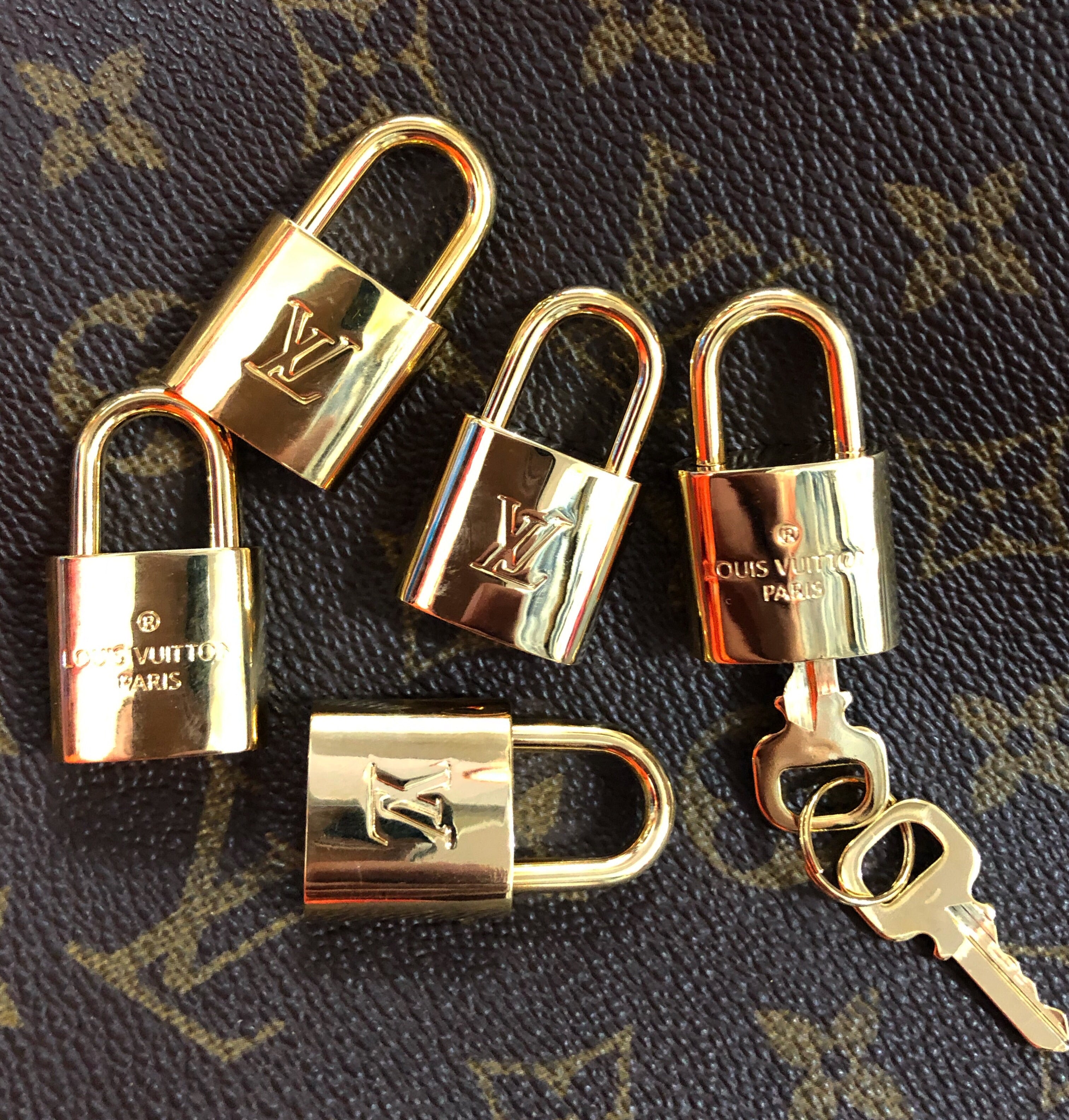 Vintage Louis Vuitton Lock and Key