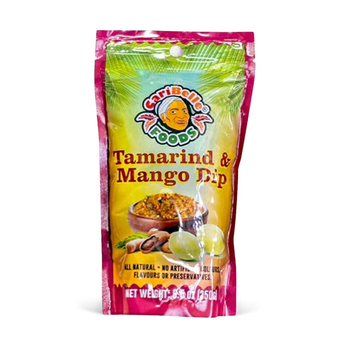 CariBelle Foods Tamarind and Mango Dip Pouch, 8.5oz