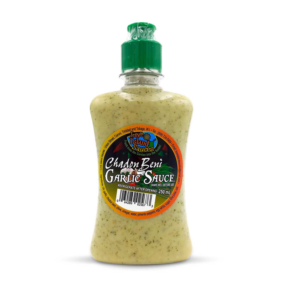 Love Island Chadon Beni Garlic Sauce, 250ml