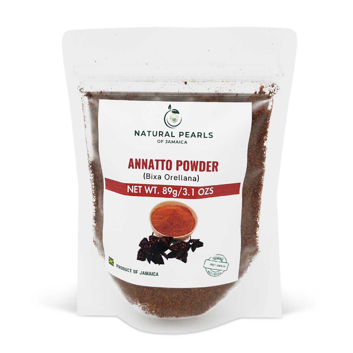 Natural Pearls of Jamaica Annatto Powder, 3.1oz