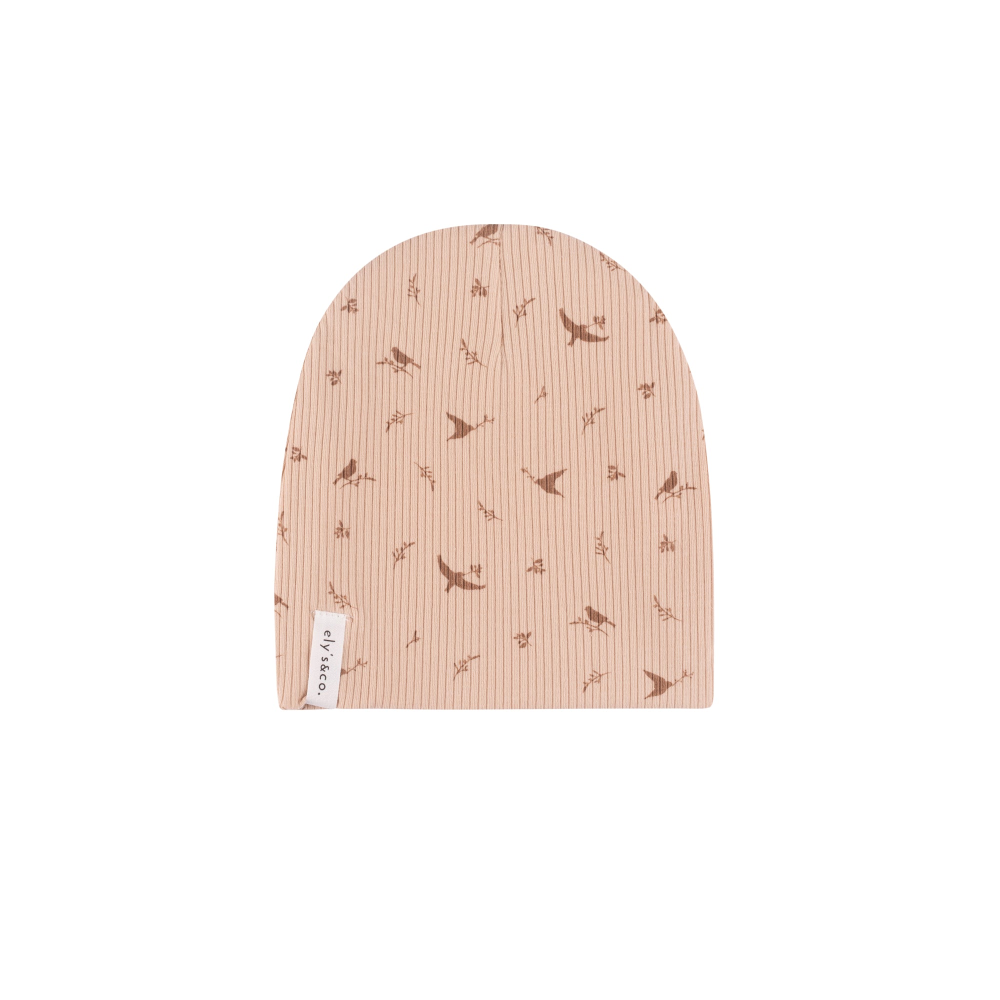 Ribbed Cotton - Bird Collection Beanies