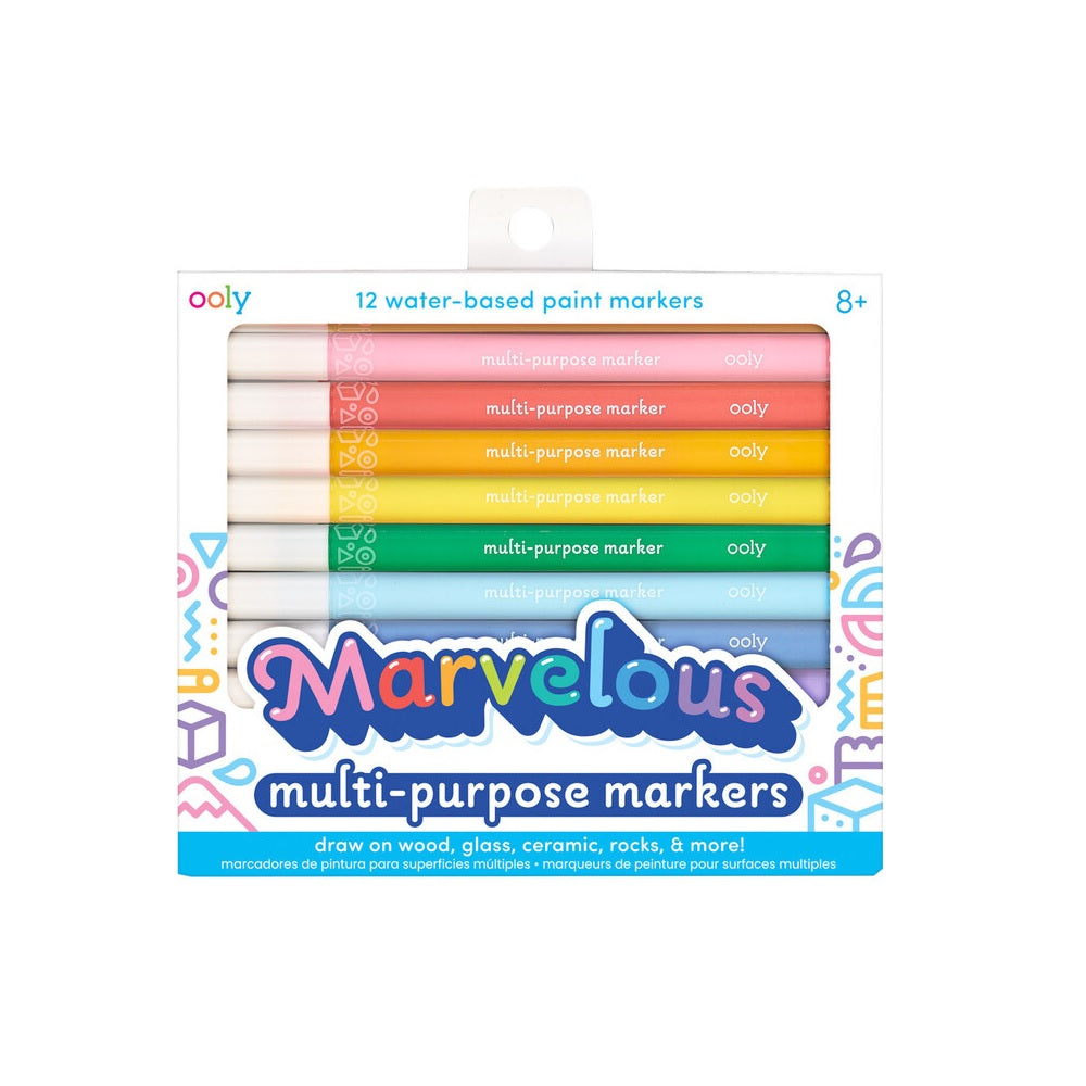 OOLY MARVELOUS MUTLI PURPOSE PAINT MARKERS SET