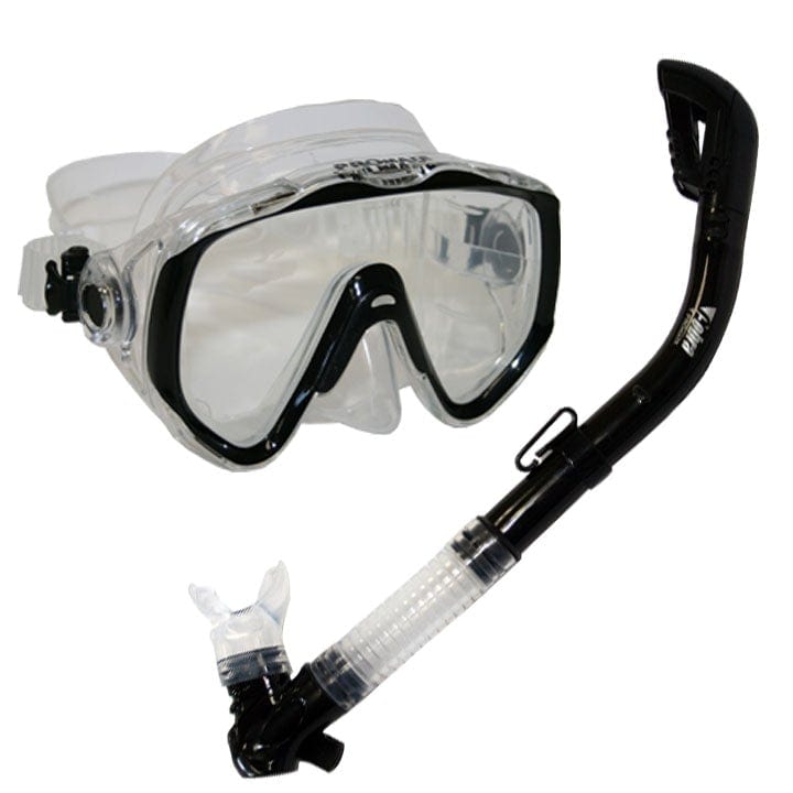 Snorkeling Scuba Diving Mask Dry Snorkel Junior Gear Set - SCS0024