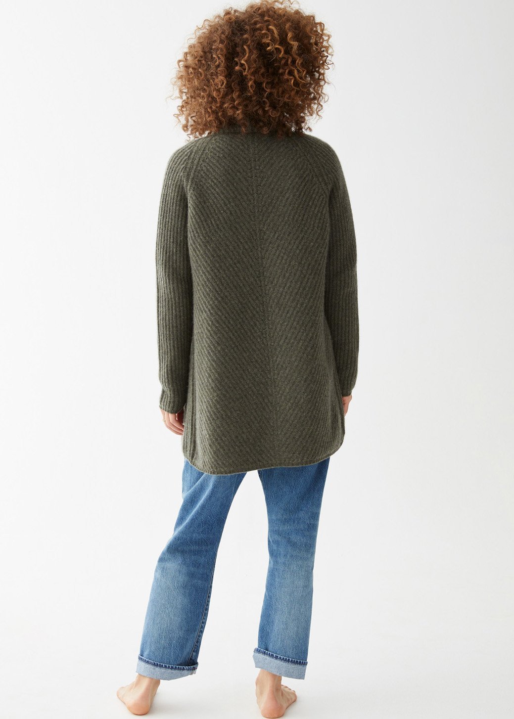 Harper Cardigan Olive