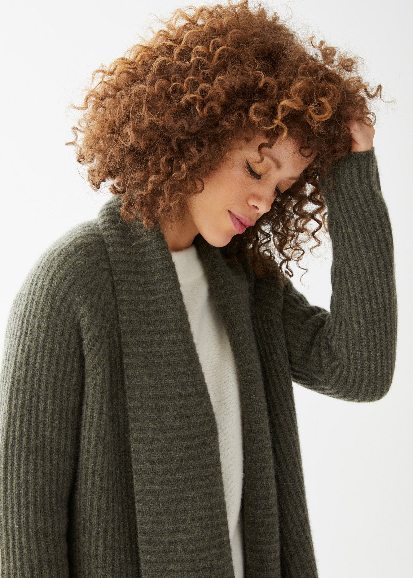 Harper Cardigan Olive