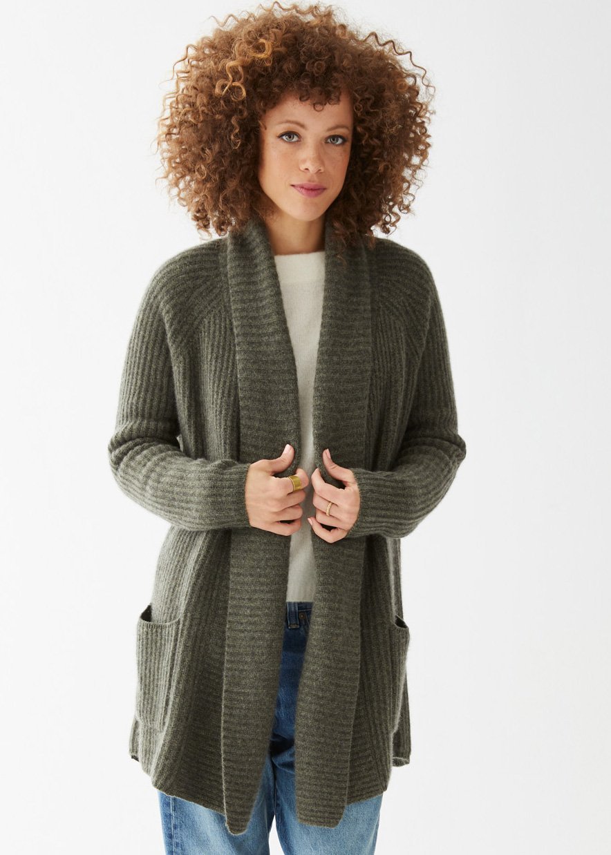 Harper Cardigan Olive