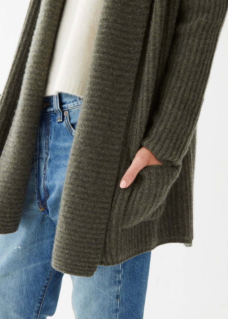 Harper Cardigan Olive