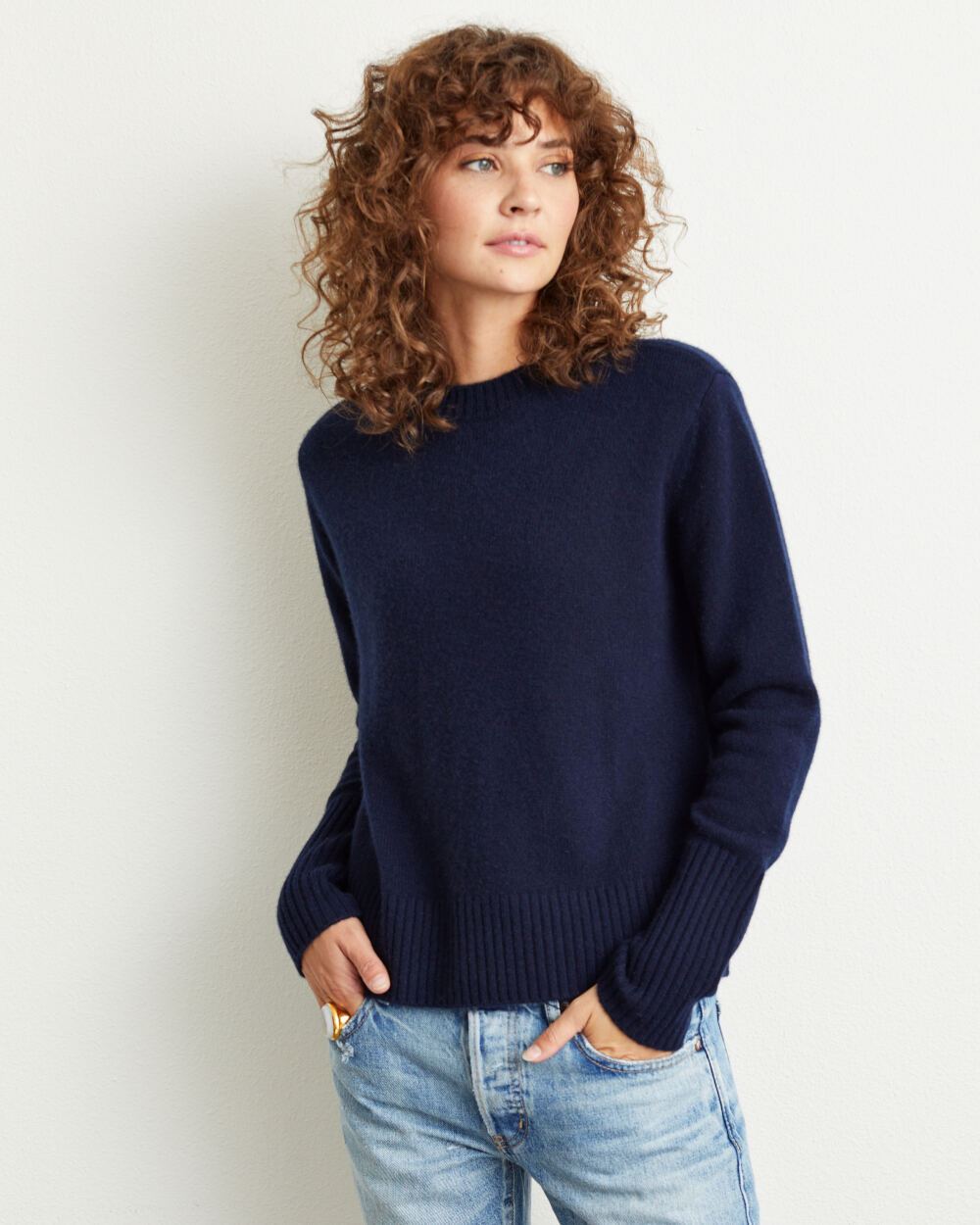 Riley Pure Cashmere Crewneck