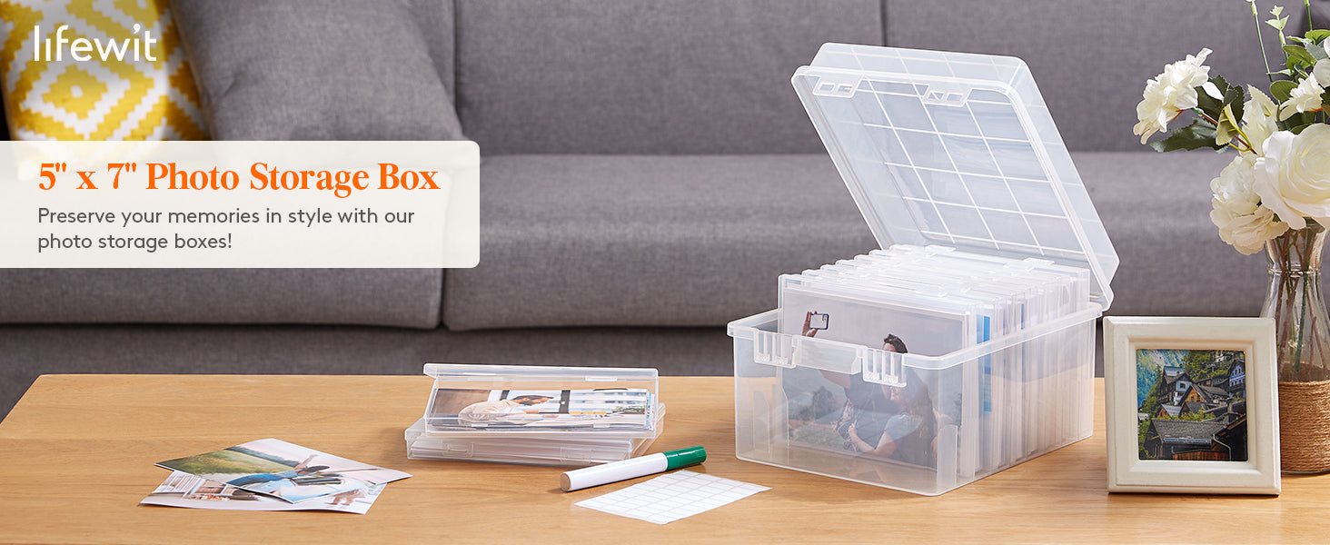 5''x7'' Photo Storage Organizer Box - Lifewit – Lifewitstore