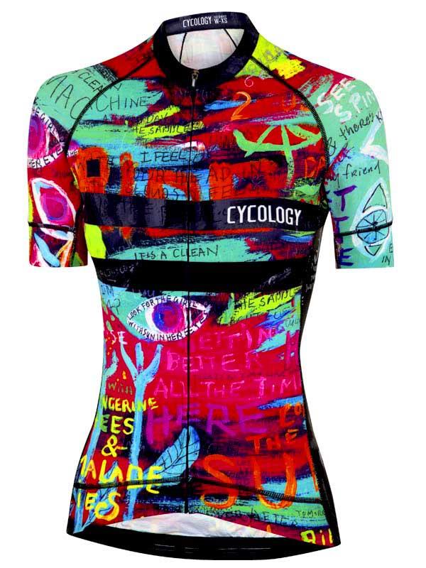 8 Days Aqua Womens Short Sleeve Cycling Jersey | Cycology USA
