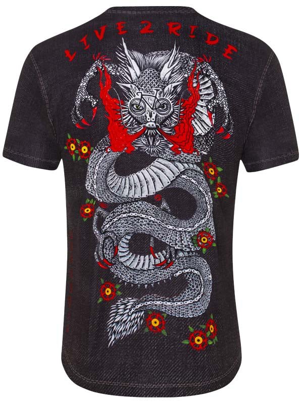 Dragon Men's Black Technical T shirt | Cycology USA