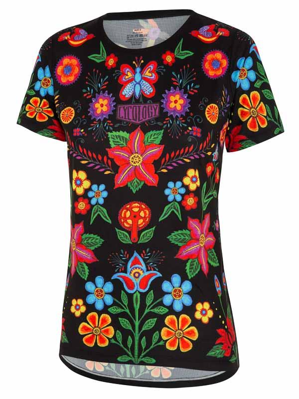 Frida Womens Black Technical T shirt | Cycology USA
