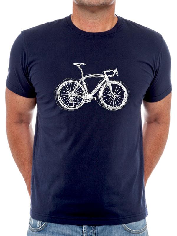 Just Bike Mens Navy Cycling T shirt | Cycology AUS