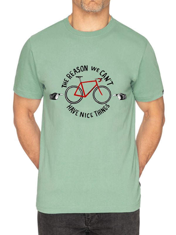 The Reason Mens Green Cycling T-Shirt | Cycology USA