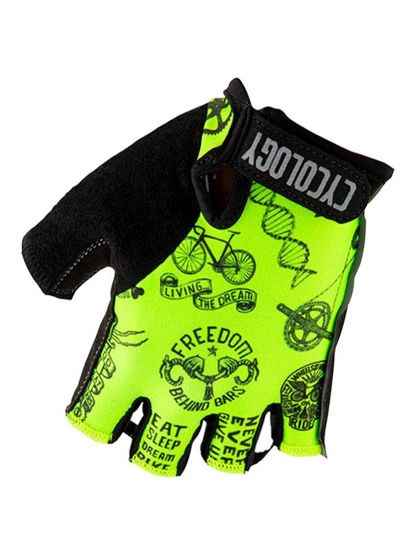 Velosophy Lime Cycling Gloves | Cycology USA