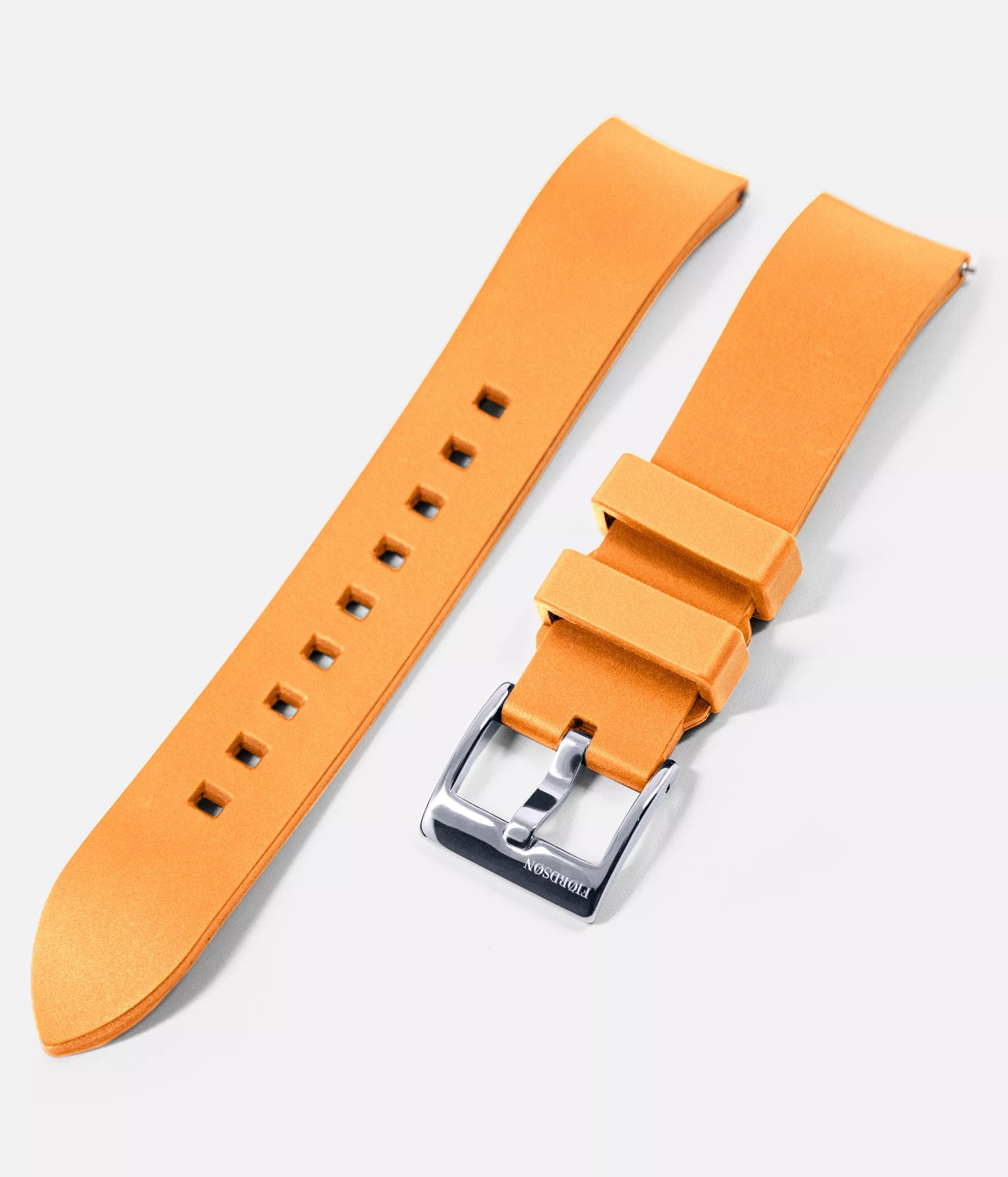 #SLIM | Orange 19mm Rubber - Watch Strap