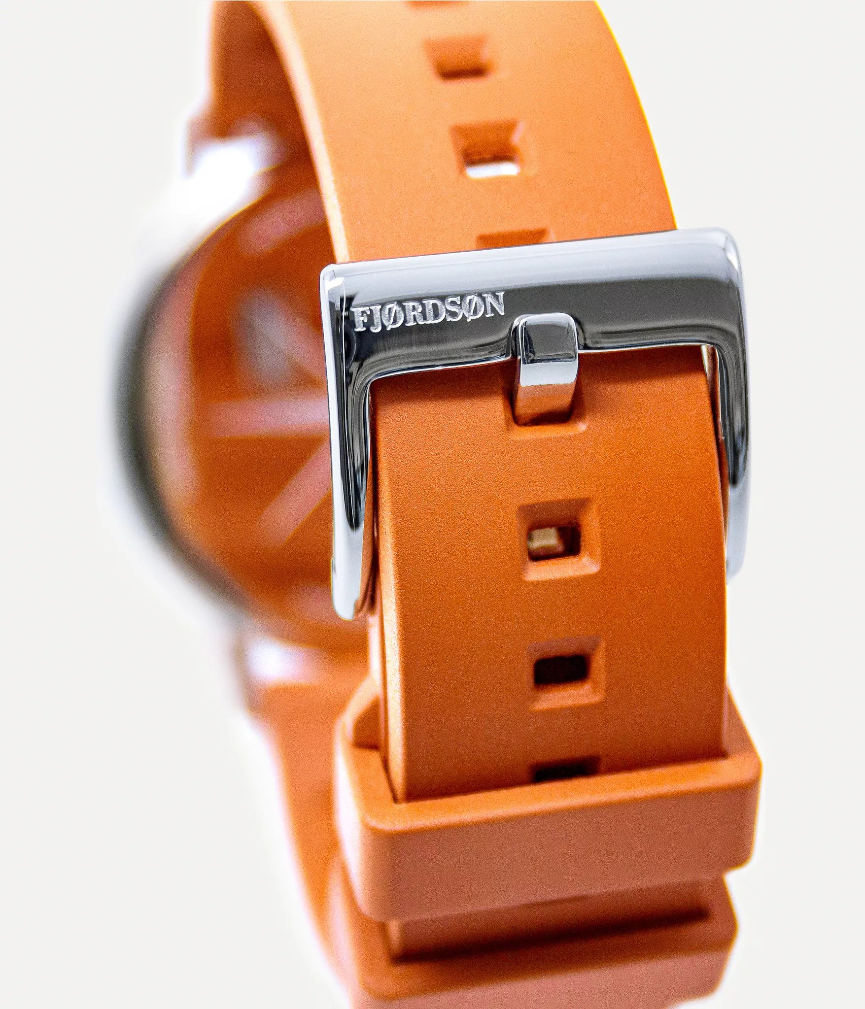 #SLIM | Orange 19mm Rubber - Watch Strap