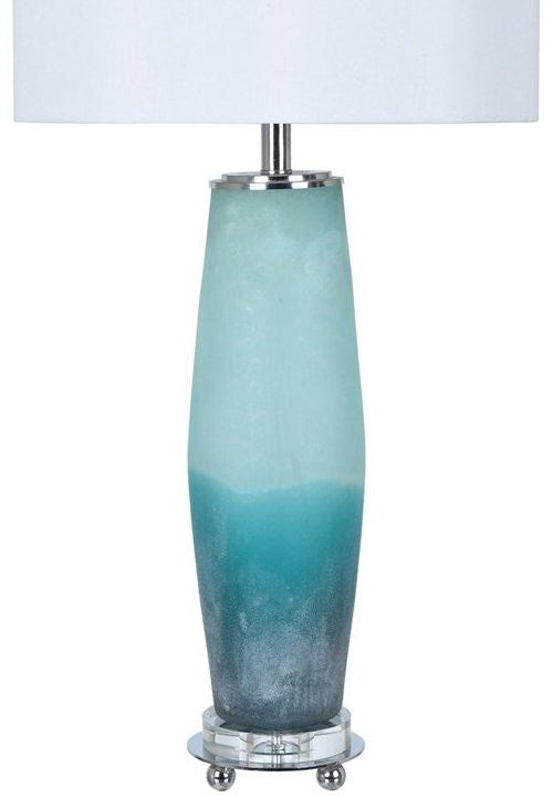 Frosted Sea Glass Table Lamp