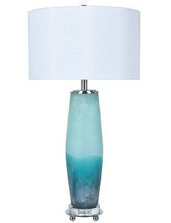 Frosted Sea Glass Table Lamp