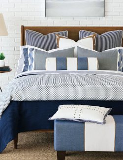 Bristol Beach Denim Coastal Bedding Set