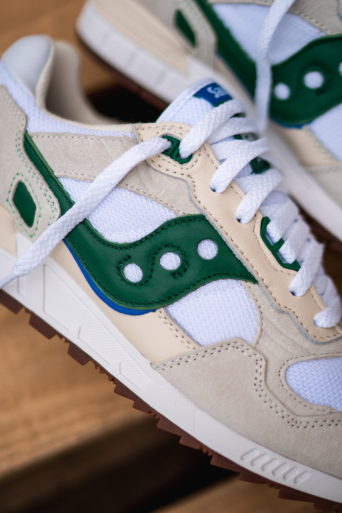 Mens Saucony Shadow 5000 (White/Green)