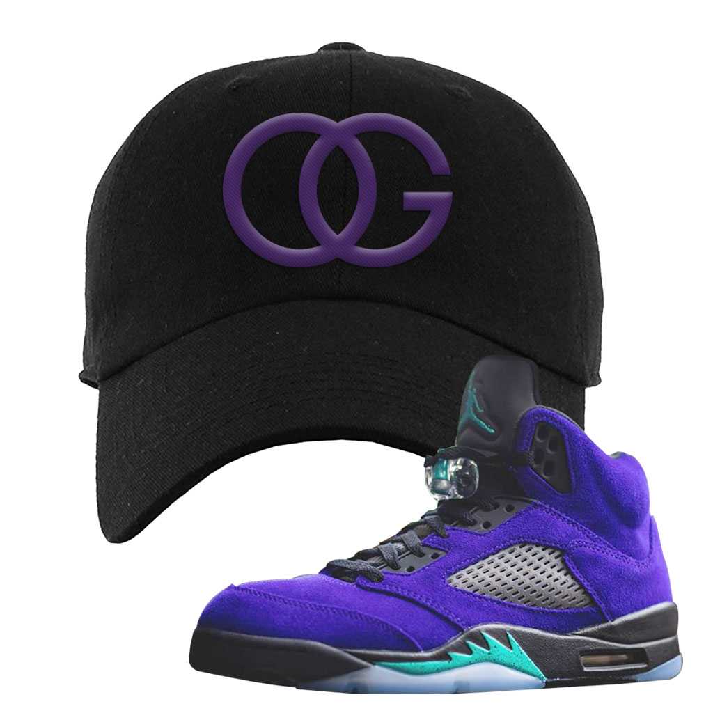 Air Jordan 5 Alternate Grape Dad Hat 