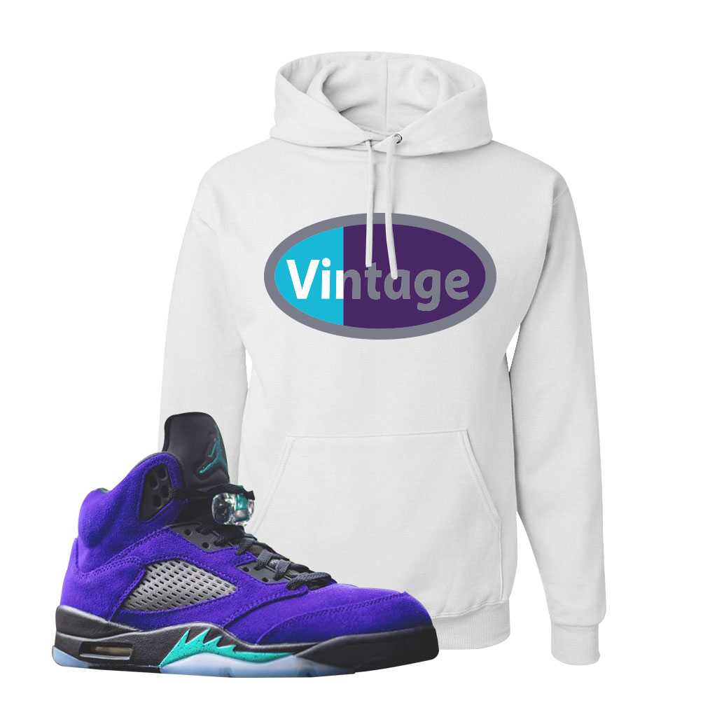 jordan 5 grape hoodie